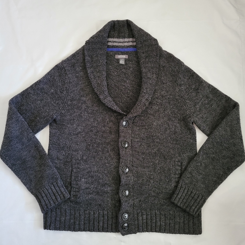Kenneth Cole Wool Blend Button Sweater Size L